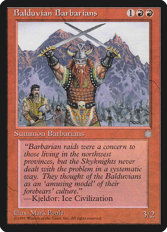 Balduvian Barbarians [172] [Ice Age] [Non-Foil]