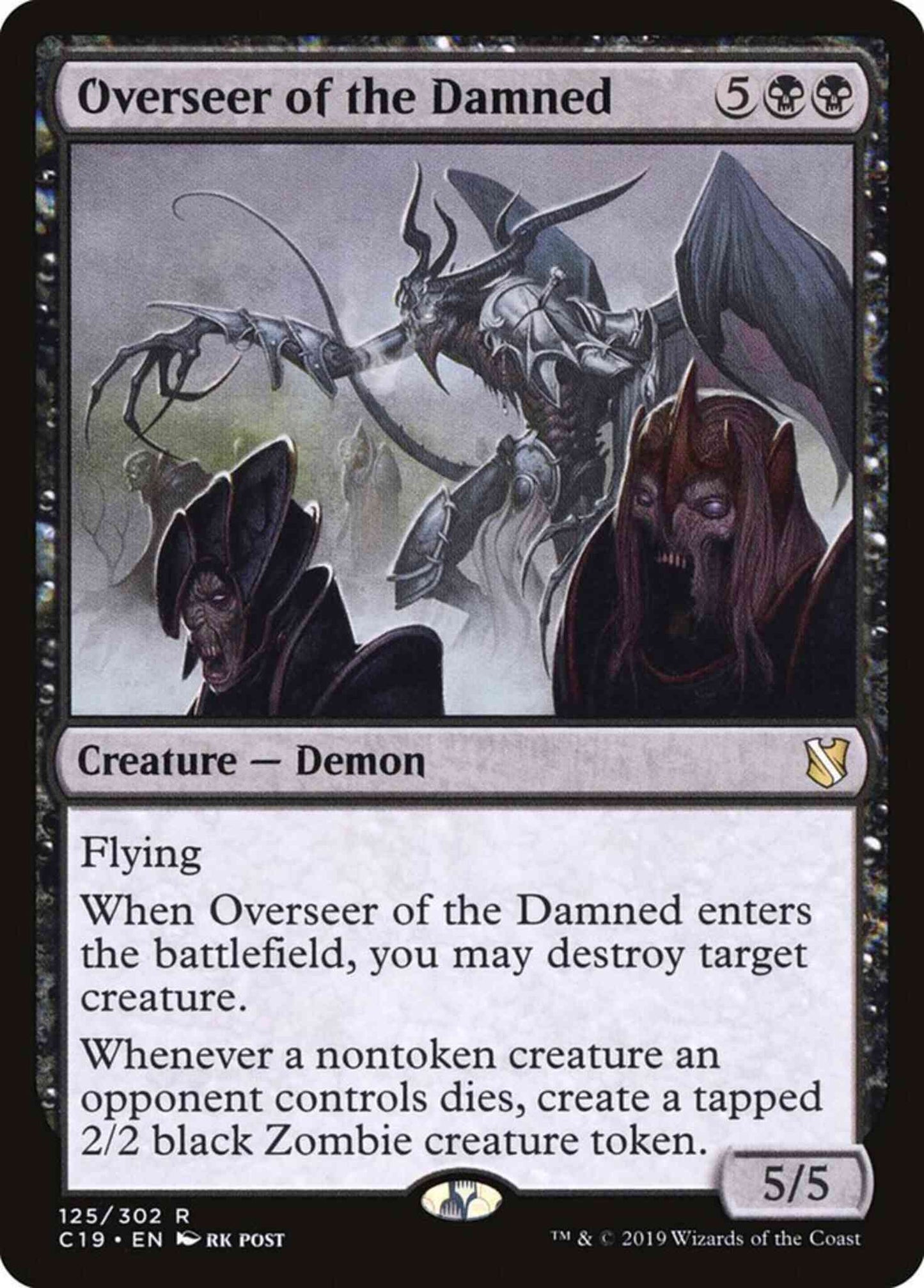 Overseer of the Damned [125] [Commander 2019] [Non-Foil]