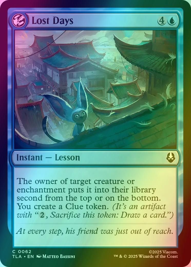 Lost Days [62] [Avatar: The Last Airbender] [Foil]