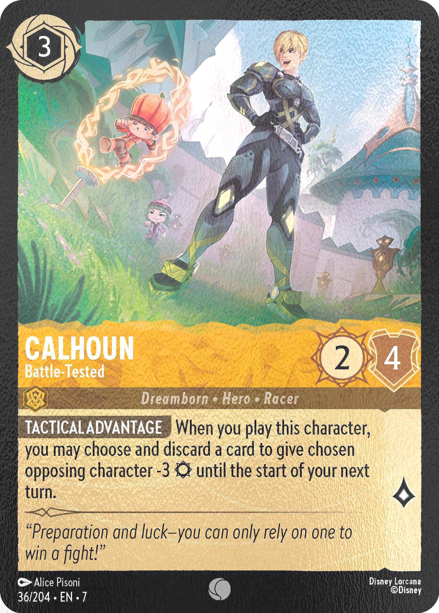 Calhoun - Battle-Tested - 36/204 [Archazia's Island] [Cold Foil]