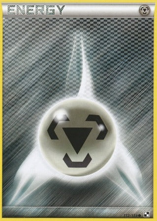 Metal Energy - 112 - Promotional - Crosshatch Holo Pokemon League Jet Season 2012 [Reverse Holo]