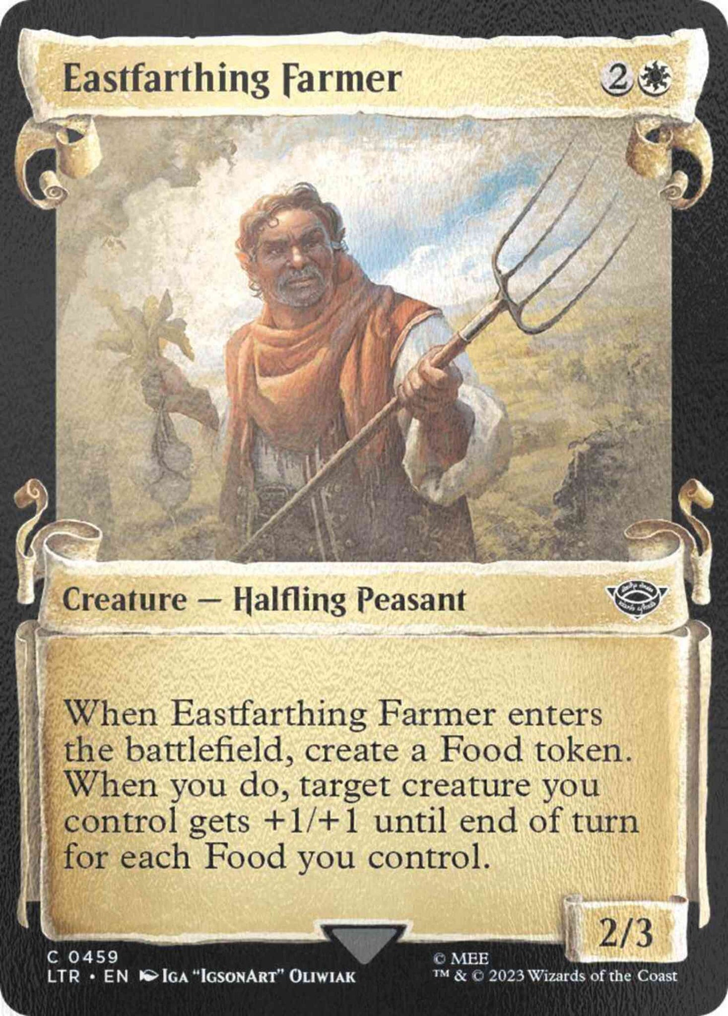 Eastfarthing Farmer [459] [Scrolls Showcase] [The Lord of the Rings: Tales of Middle-earth] [Silver Foil]