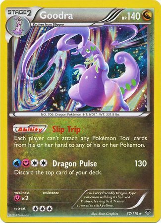 Goodra - 77/119 - Cosmos Holo Promo [Holo]