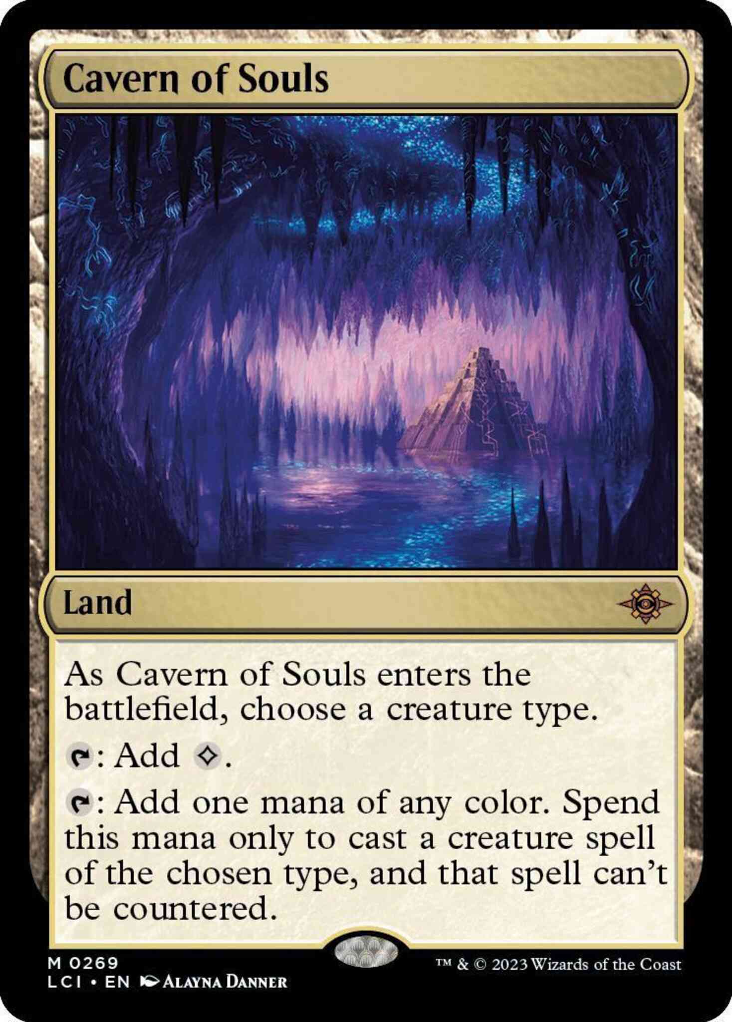 (foil)魂の洞窟/Cavern of Souls(2X2-BF) Cavern of Souls [269] [The Lost Caverns of Ixalan] [Non-Foil