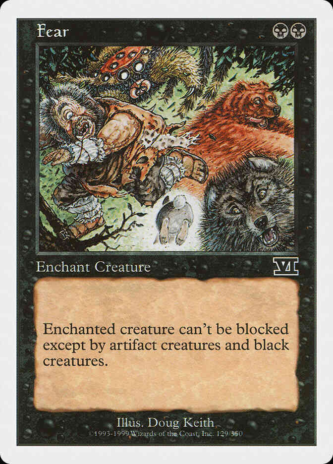 Fear [129] [Classic Sixth Edition] [Non-Foil]
