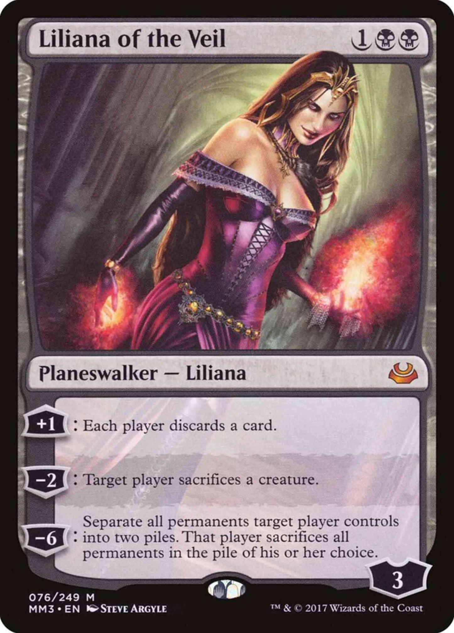 Liliana of the Veil [76] [Modern Masters 2017] [Non-Foil]