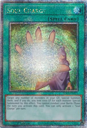 Soul Charge - RA04-EN222 - Quarter Century Secret Rare - 1st Edition