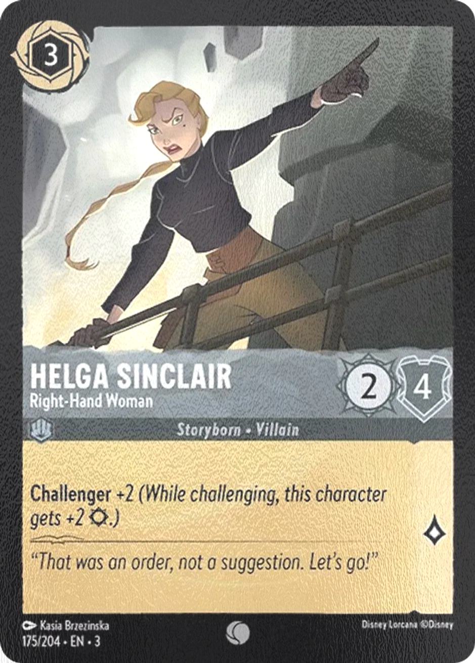 Helga Sinclair - Right-Hand Woman - 175/204 [Into the Inklands] [Cold Foil]