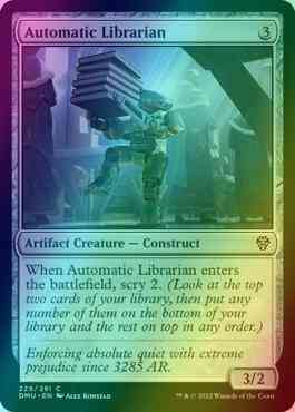Automatic Librarian [229] [Dominaria United] [Foil]