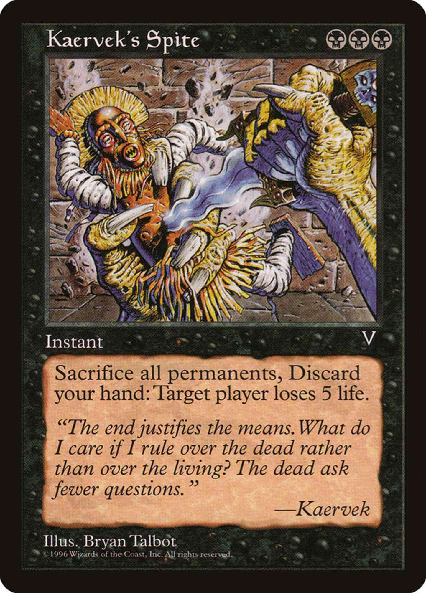 Kaervek's Spite [63] [Visions] [Non-Foil]