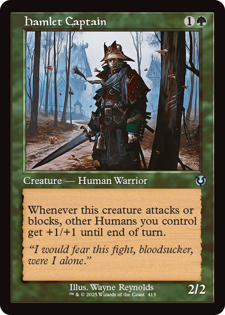 Hamlet Captain [413] [Retro Frame] [Innistrad Remastered] [Non-Foil]