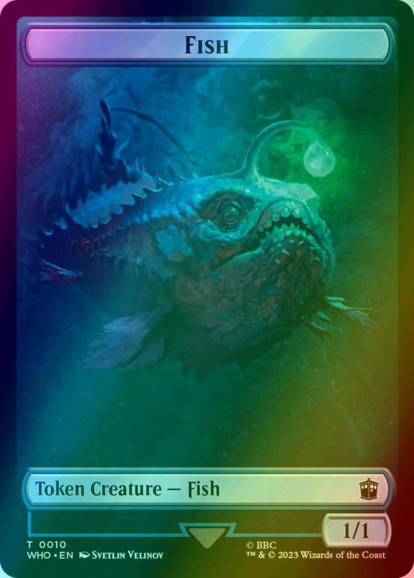 Fish Token (10) // Treasure Token (29) [Universes Beyond: Doctor Who: Tokens] [Foil]