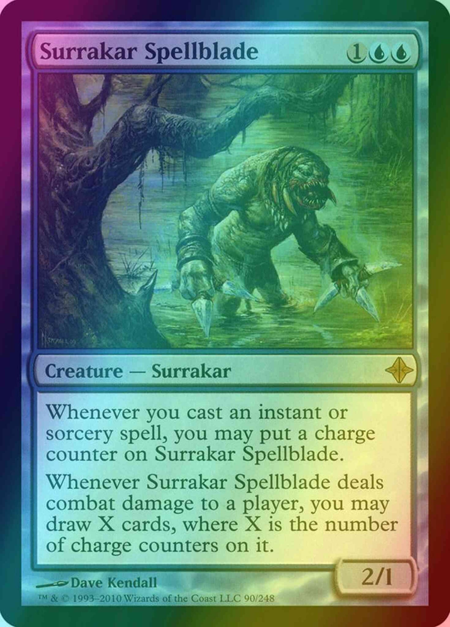Surrakar Spellblade [90] [Rise Of The Eldrazi] [Foil]