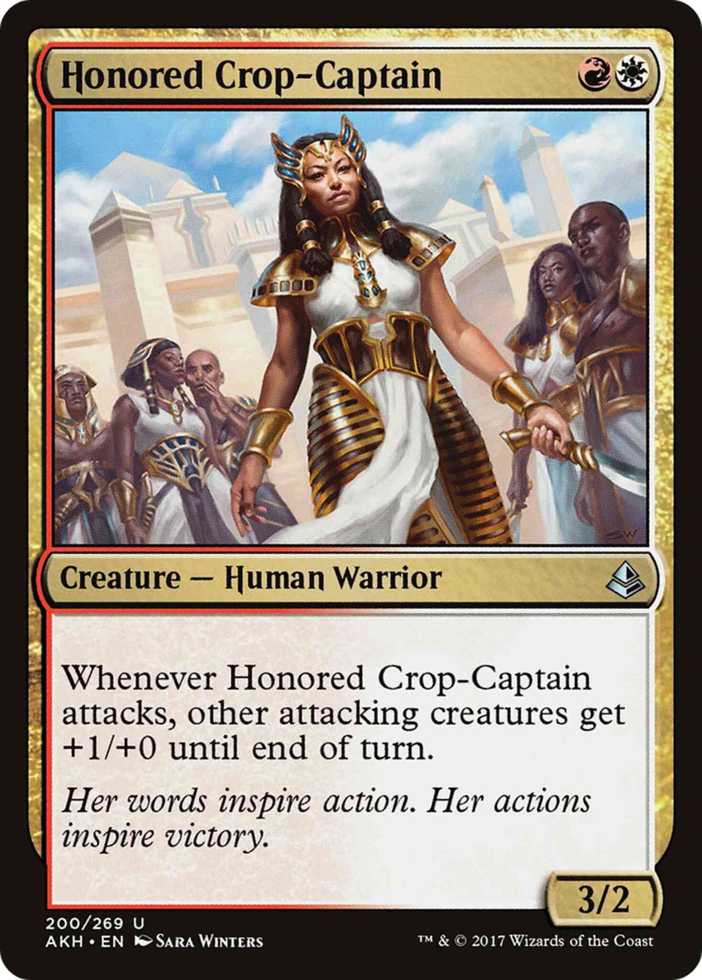 Honored Crop-Captain [200] [Amonkhet] [Non-Foil]