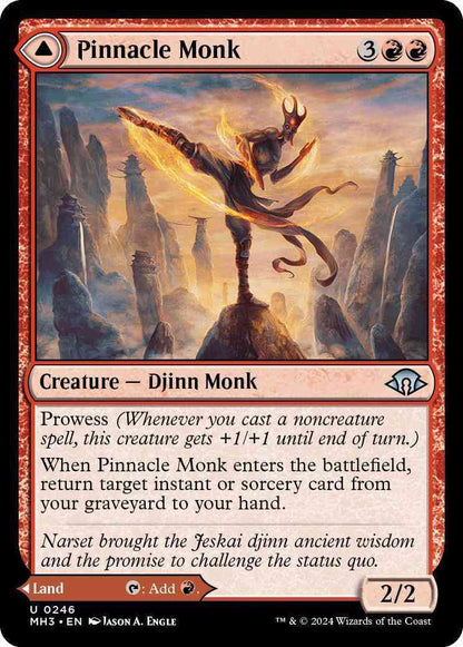 Pinnacle Monk // Mystic Peak [246] [Modern Horizons 3] [Non-Foil]