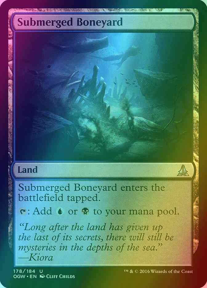 Submerged Boneyard [178] [Oath of the Gatewatch] [Foil]