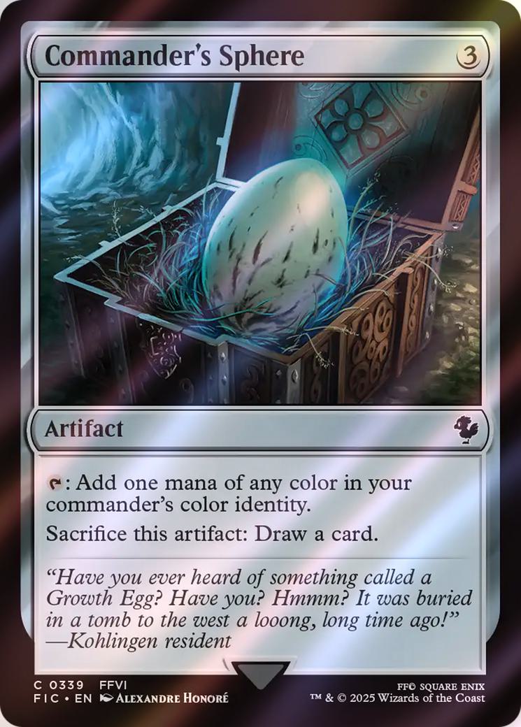Commander's Sphere [339] [FINAL FANTASY: Commander] [Surge Foil]