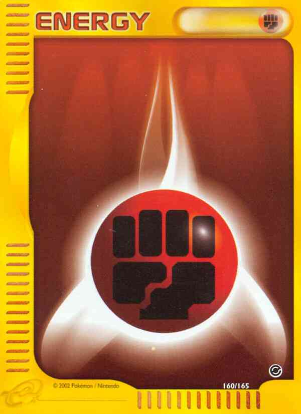 Fighting Energy - 160/165 - Common [ecard1-160] [Non-Holo]