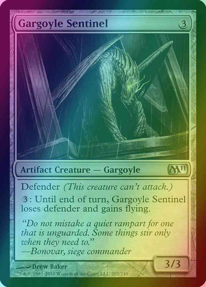 Gargoyle Sentinel [207] [Magic 2011] [Foil]