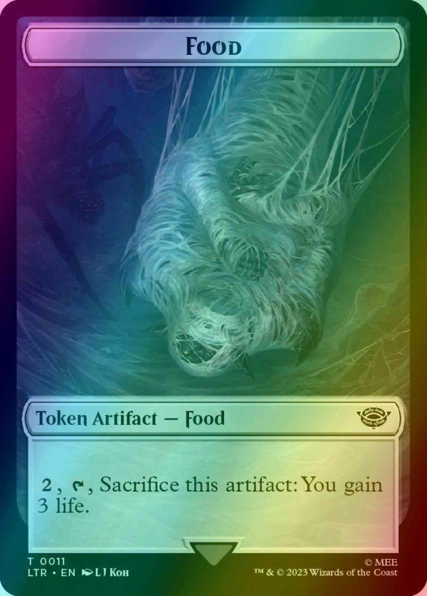 Food Token (11) // Orc Army Token (05) [The Lord of the Rings: Tales of Middle-earth: Tokens] [Foil]