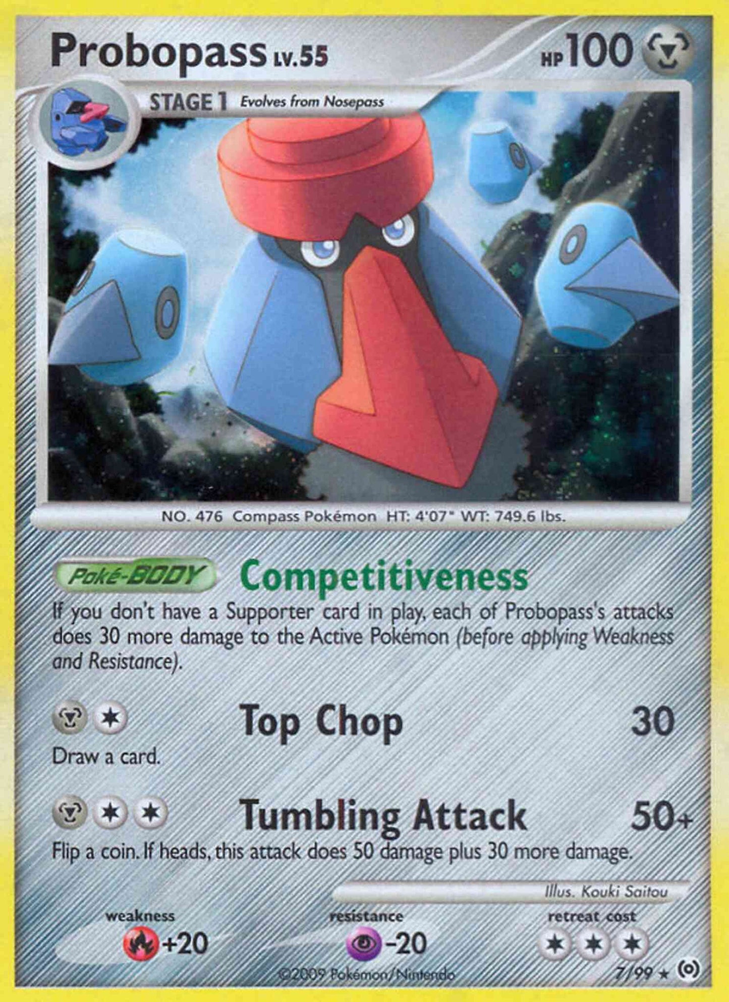 Probopass - 7/99 - Rare Holo [pl4-7] [Holo]