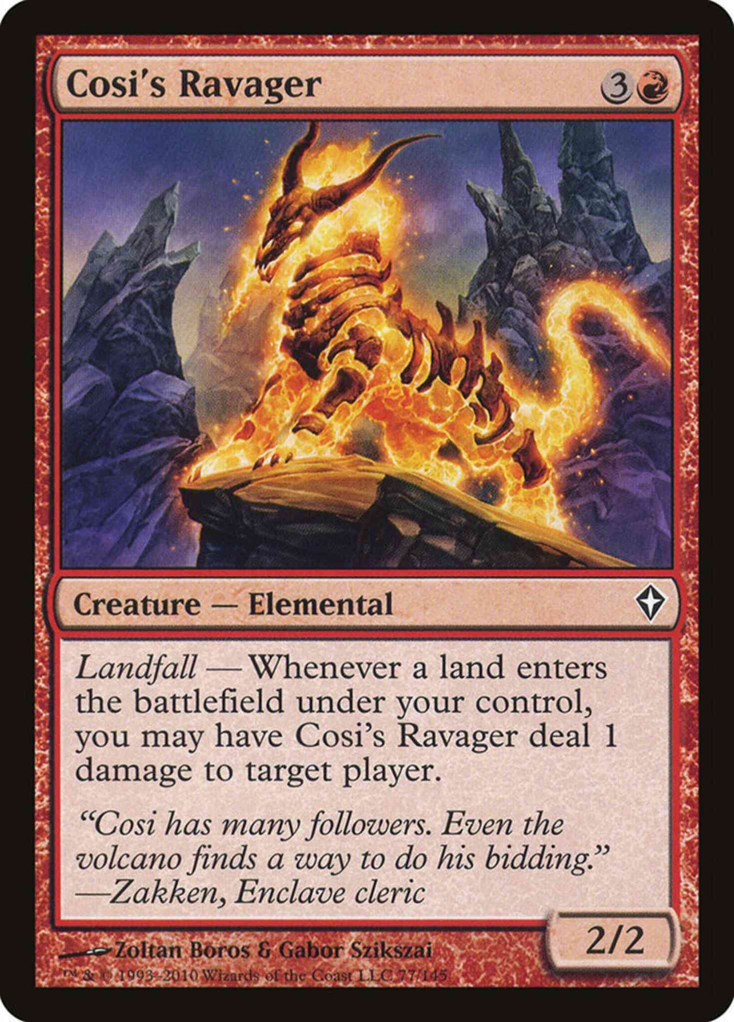 Cosi's Ravager [77] [Worldwake] [Non-Foil]