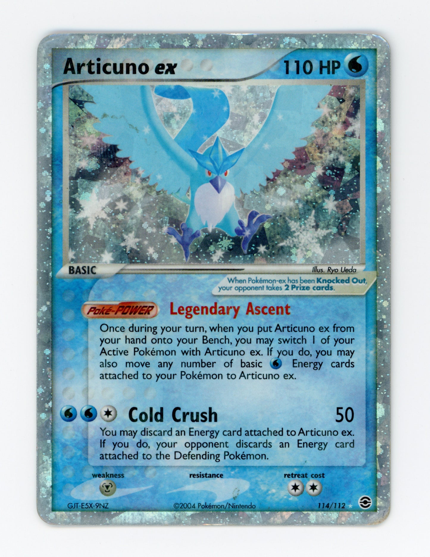 Articuno ex — Damaged|Rare Holo EX — ID 18935