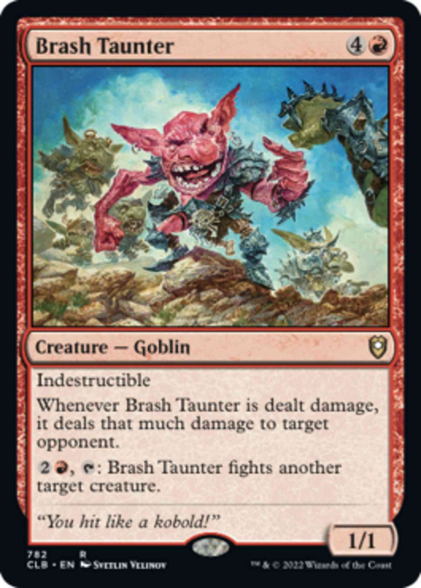 Brash Taunter [782] [Commander Legends: Battle for Baldur's Gate] [Non-Foil]