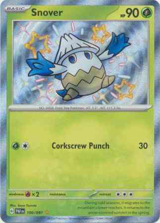 Snover - 100/091 - Shiny Rare [sv045-100] [Secret]