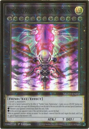 Number iC1000: Numerounius Numerounia - MGED-EN032 - Premium Gold Rare - 1st Edition