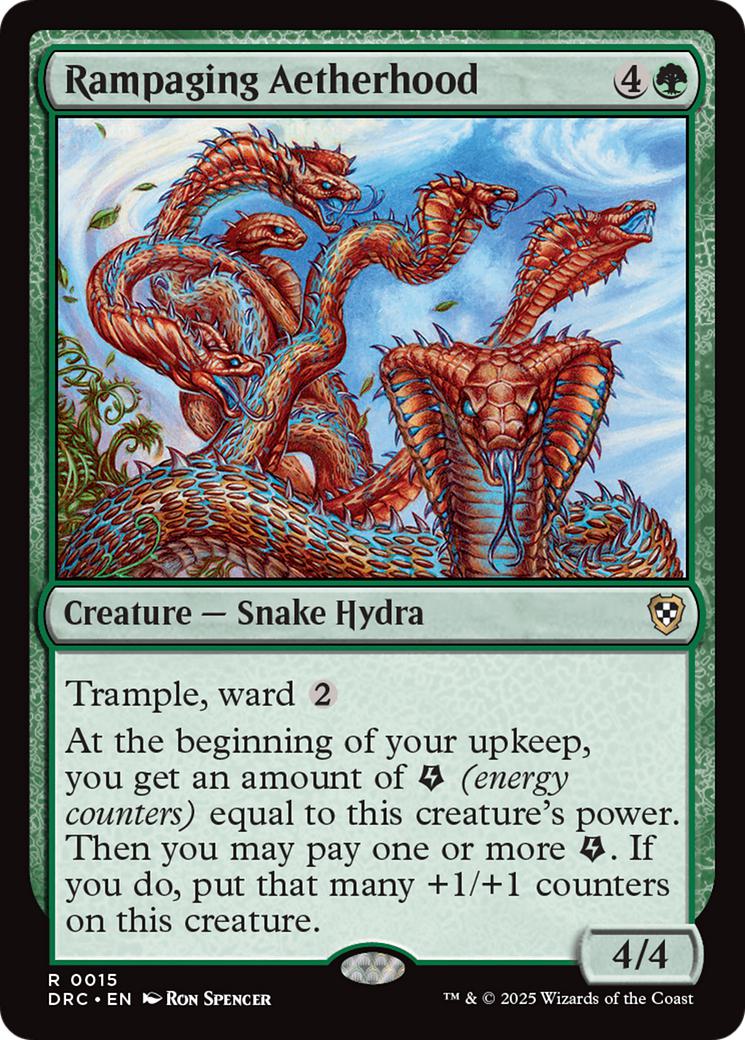 Rampaging Aetherhood [15] [Aetherdrift: Commander] [Non-Foil]