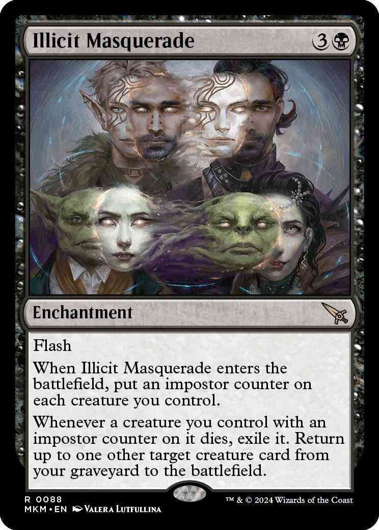 Illicit Masquerade [88] [Murders at Karlov Manor] [Non-Foil]