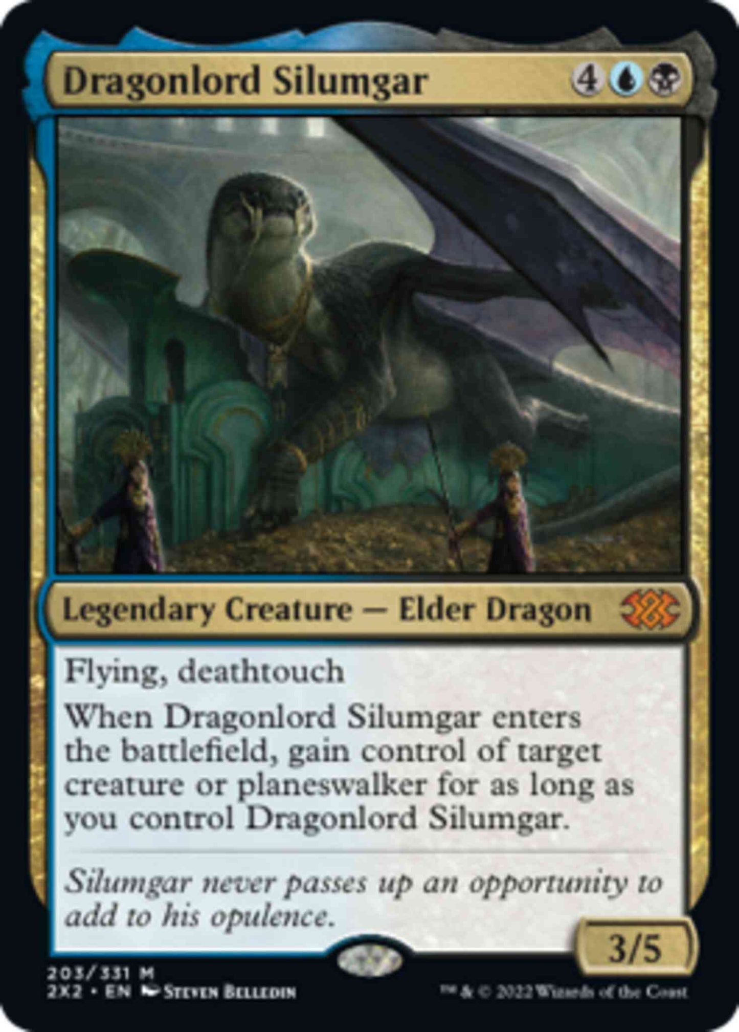 Dragonlord Silumgar [203] [Double Masters 2022] [Non-Foil]
