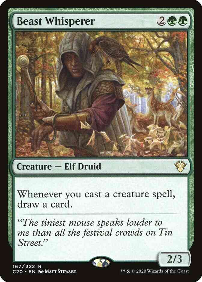 Beast Whisperer [167] [Commander 2020] [Non-Foil]
