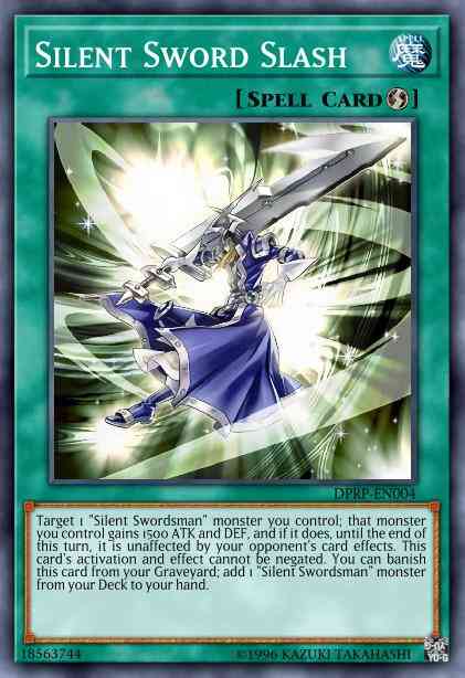 Silent Sword Slash - DPRP-EN004 - Super Rare - 1st Edition
