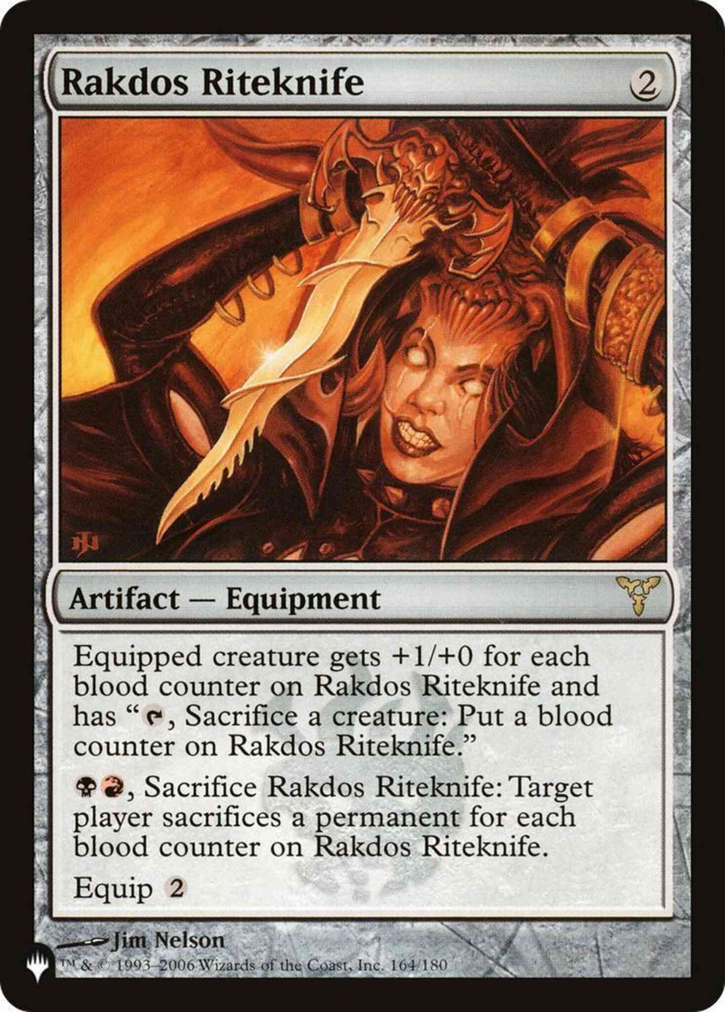 Rakdos Riteknife [DIS-164] [The List] [Non-Foil]
