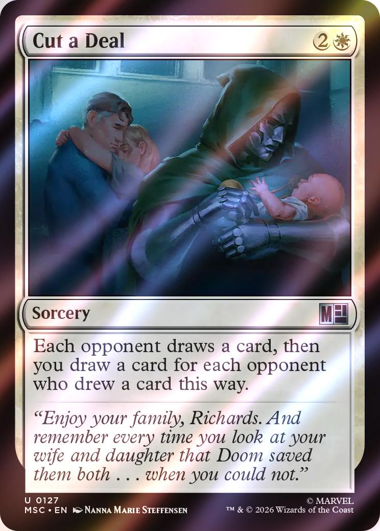 Cut a Deal [127] [Marvel Super Heroes: Commander] [Surge Foil]