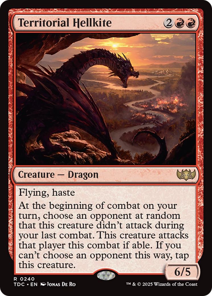 Territorial Hellkite [240] [Tarkir: Dragonstorm: Commander] [Non-Foil]