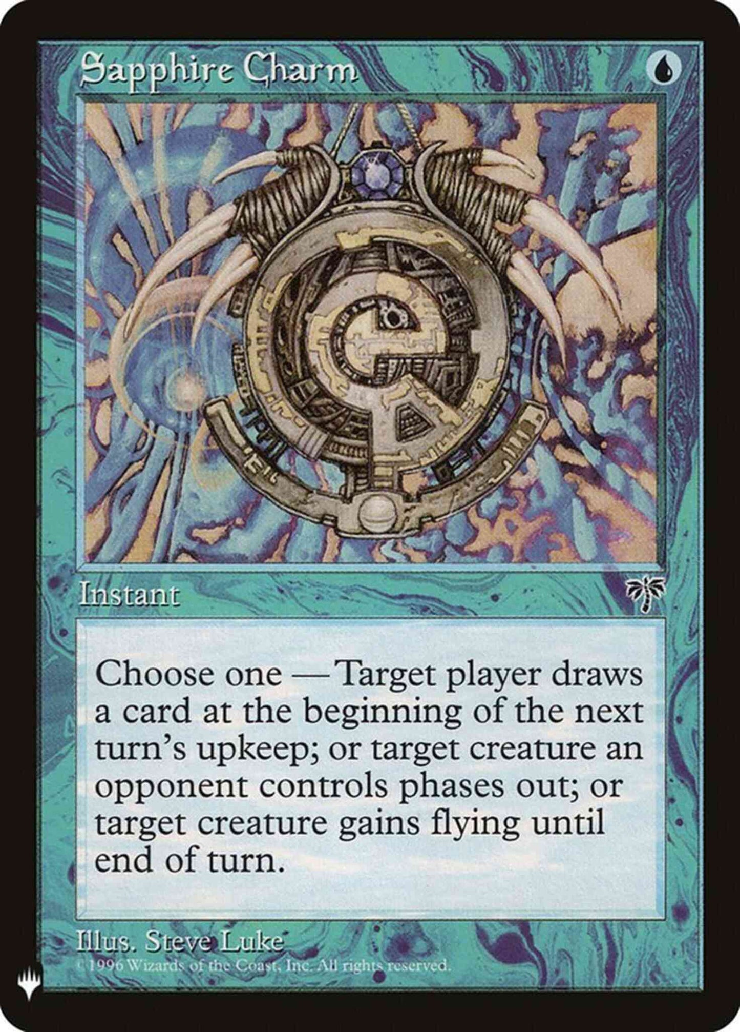 Sapphire Charm [MIR-89] [The List] [Non-Foil]