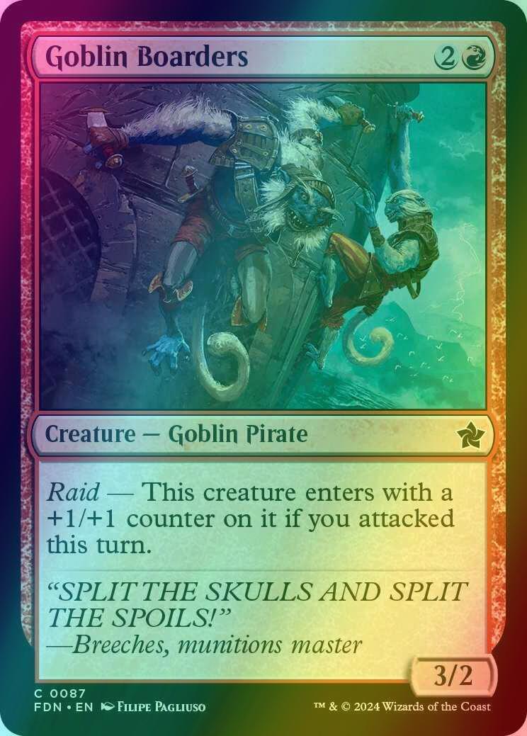 Goblin Boarders [87] [Foundations] [Foil]
