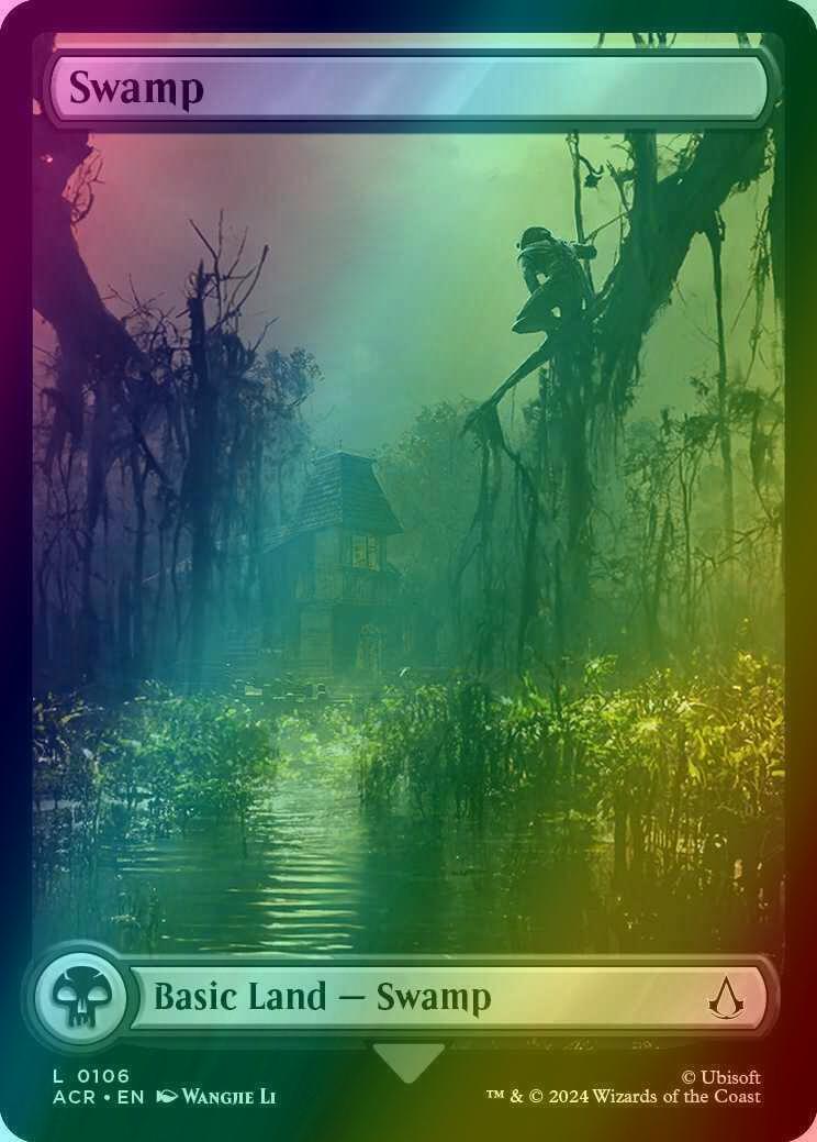 Swamp [106] [Full Art] [Assassin's Creed] [Foil]
