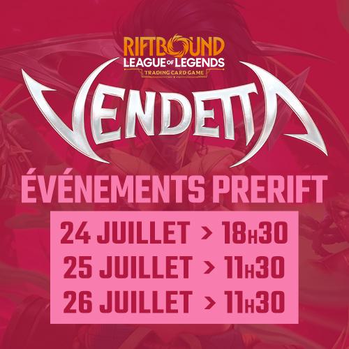 Riftbound - Vendetta Pre-Rift - Sunday July 26th - 11:30 AM - Montreal [2026]