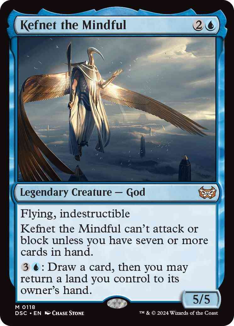 Kefnet the Mindful [118] [Duskmourn: House of Horror: Commander] [Non-Foil]
