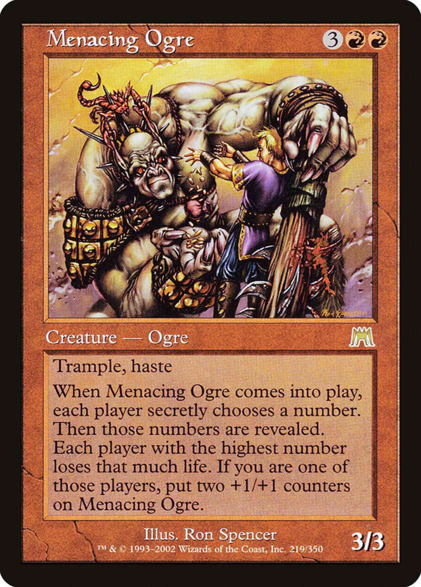 Menacing Ogre [219] [Onslaught] [Non-Foil]