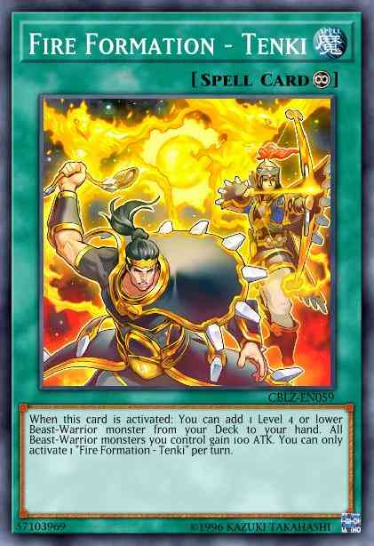 Fire Formation - Tenki (Red) - DL18-EN014 - Rare - Unlimited