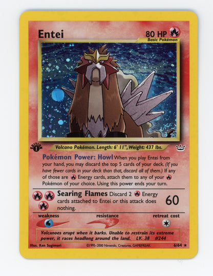 Entei — Rare|1st Edition|Holo — ID 19158