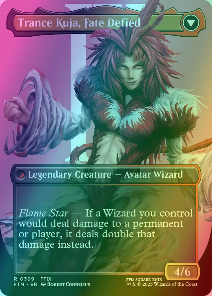 Kuja, Genome Sorcerer // Trance Kuja, Fate Defied [399] [Borderless] [Character] [FINAL FANTASY] [Foil]