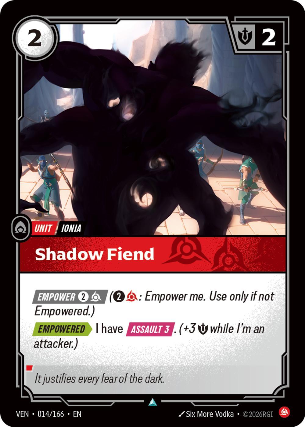Shadow Fiend - 014/166 [Vendetta] [Non-Foil]
