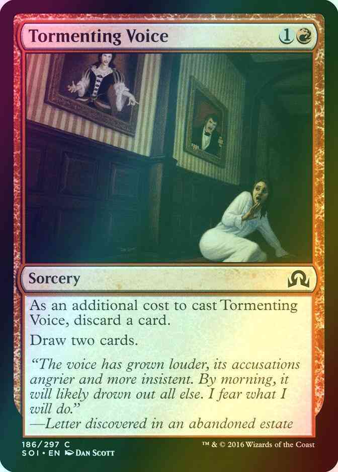 Tormenting Voice [186] [Shadows over Innistrad] [Foil]