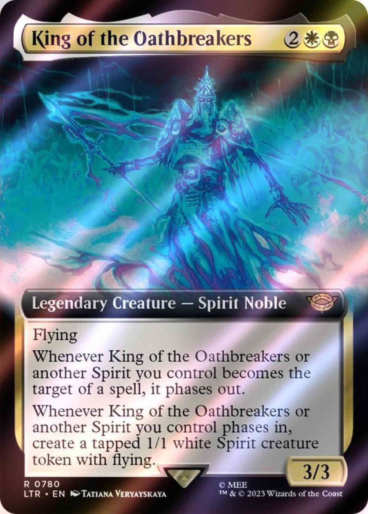 King of the Oathbreakers [780] [Extended Art] [The Lord of the Rings: Tales of Middle-earth] [Surge Foil]